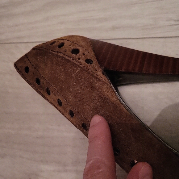 Pura Lopez suede pumps size 38 - Picture 9 of 9